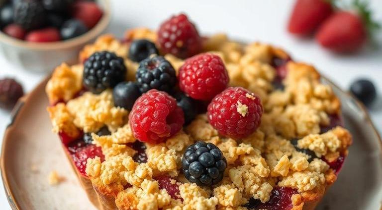 jamie oliver berry crumble