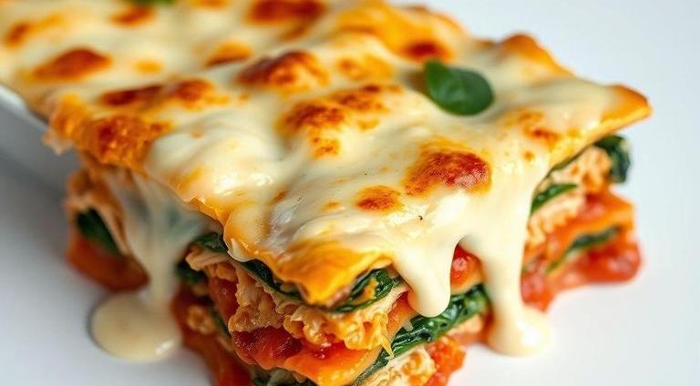 jamie oliver chicken and spinach lasagne