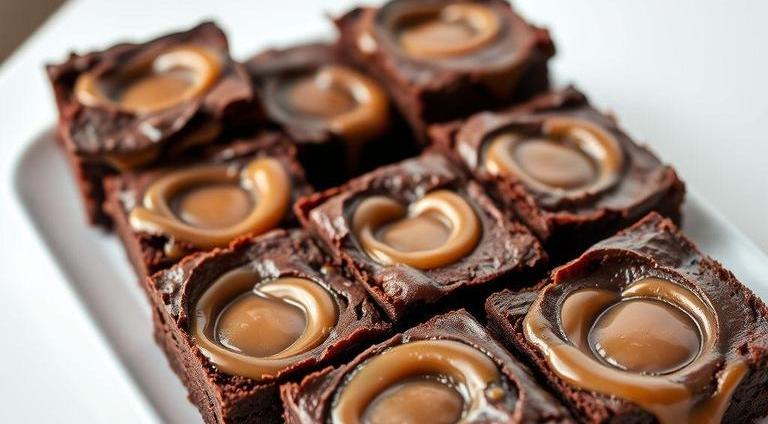 jamie oliver chocolate caramel brownies