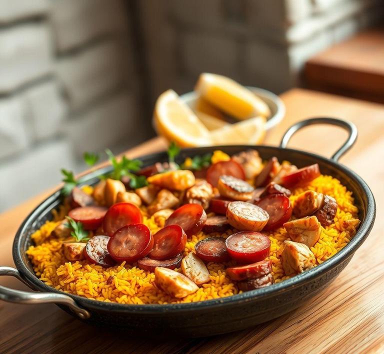 jamie oliver chorizo and chicken paella