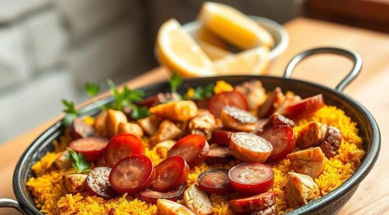 jamie oliver chorizo and chicken paella