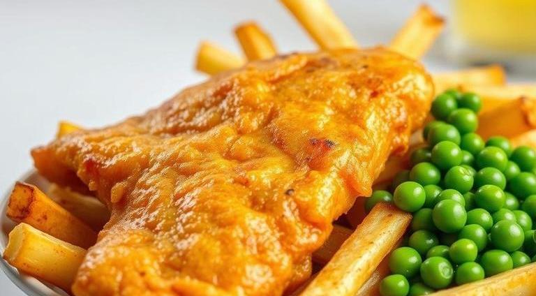 jamie oliver fish and chips with mushy peas