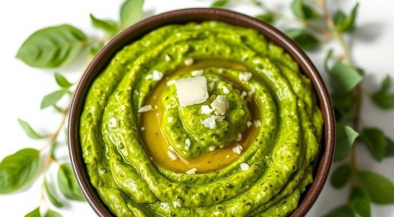 jamie oliver pea pesto