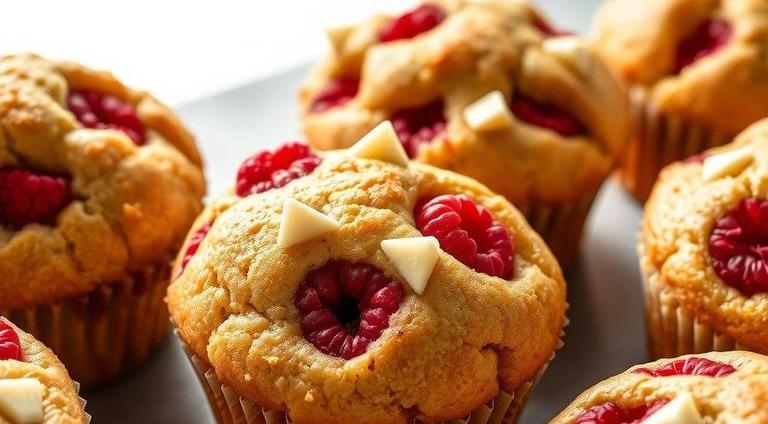 jamie oliver raspberry and white chocolate muffins