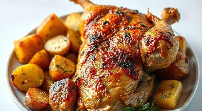 jamie oliver roast chicken and potatoes
