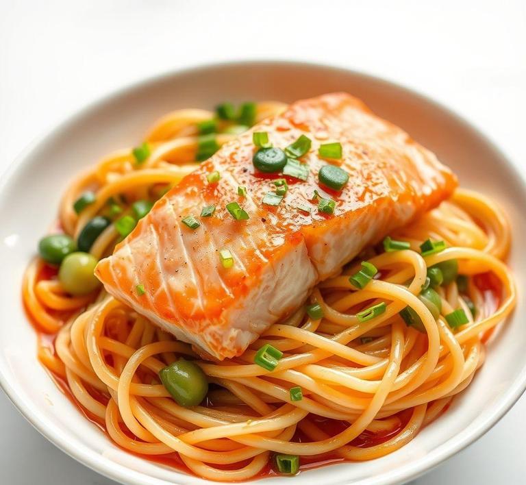 jamie oliver salmon noodles