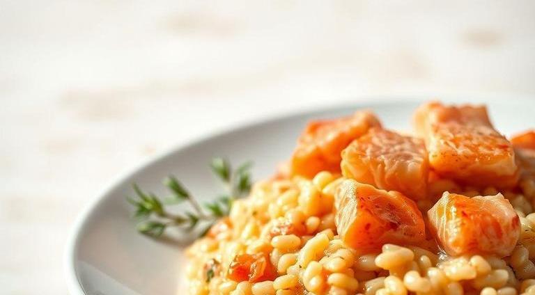 jamie oliver salmon risotto