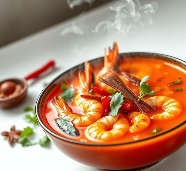 jamie oliver spicy prawn soup