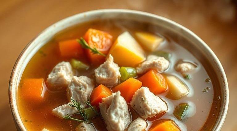 jamie oliver turkey soup