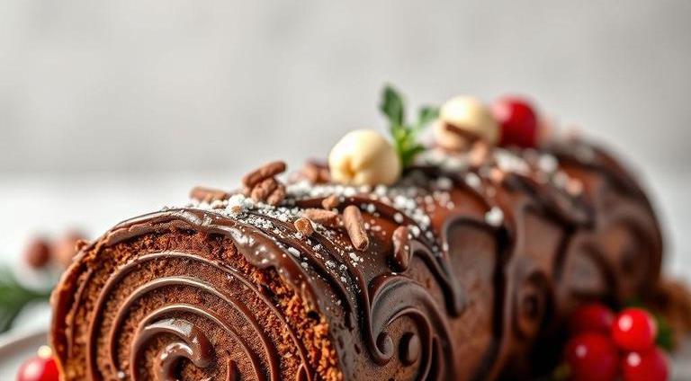 jamie oliver yule log